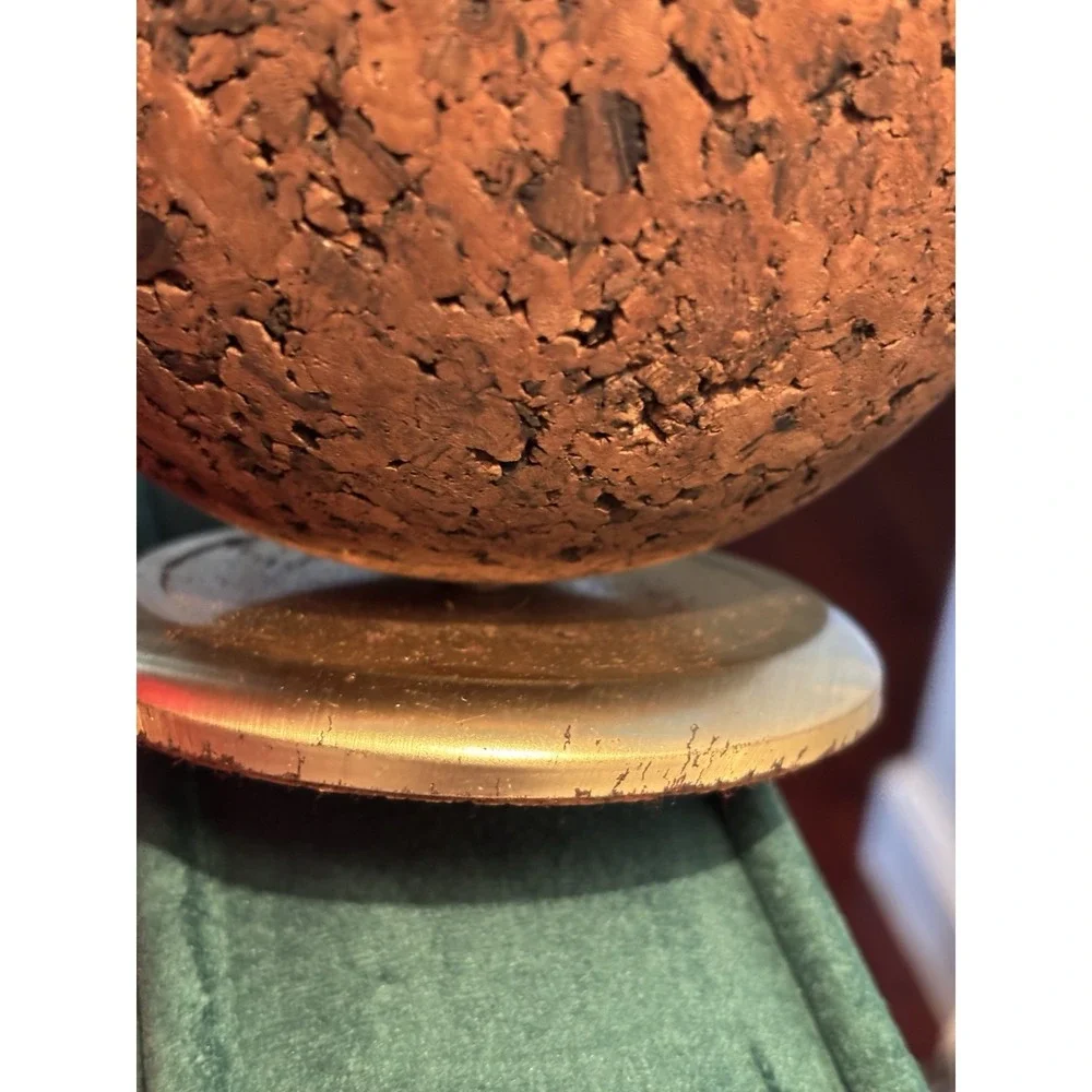 Vintage PAT Bulletin Ball, 1970s Retro Ketcham & McDougall, Roseland NJ, Cork